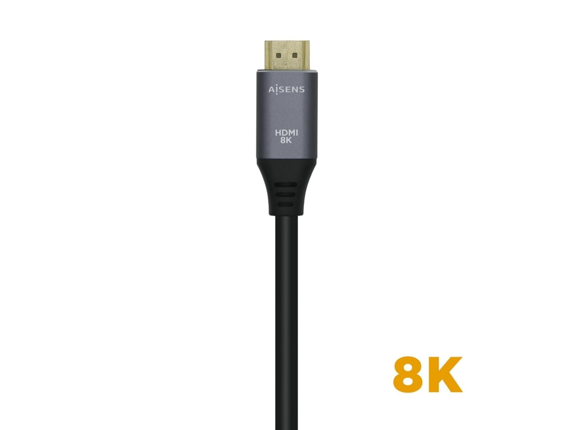 Cabo HDMI 2.1 8K Aisens A150-0426/ HDMI Macho - HDMI Macho/ 1m/ Cinzento Preto - Imagem 4