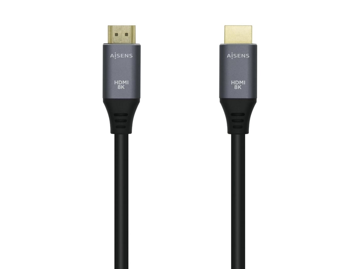 Cabo HDMI 2.1 8K Aisens A150-0427/ HDMI Macho - HDMI Macho/ 1.5m/ Cinzento Preto - Imagem 3
