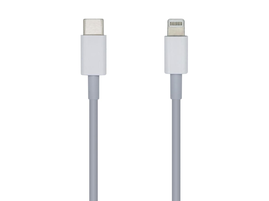 Cabo USB 2.0 Tipo-C Lightning Aisens A102-0441/ Lightning Macho - USB Tipo-C Macho/ 20cm/ Branco - Imagem 3