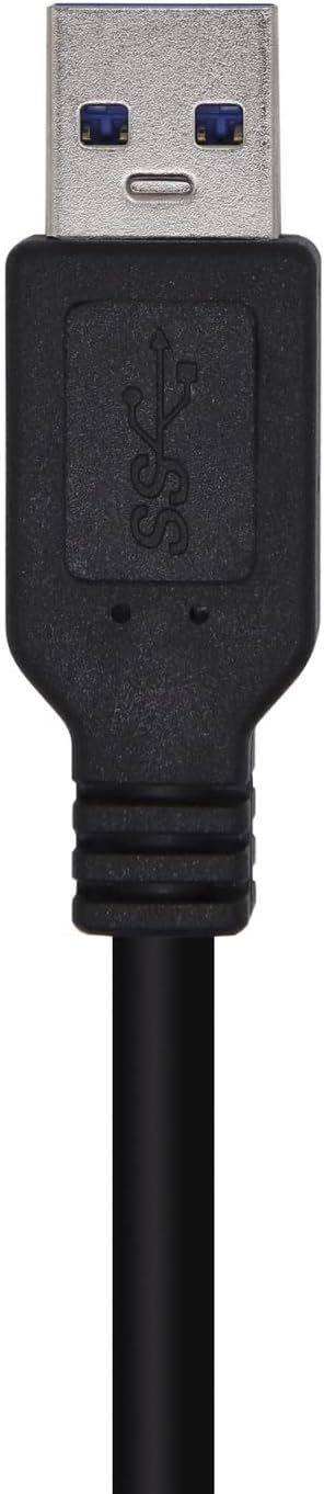 Cabo USB 3.0 Aisens A105-0446/ USB Macho - USB Macho/ 1m/ Preto - Imagem 2