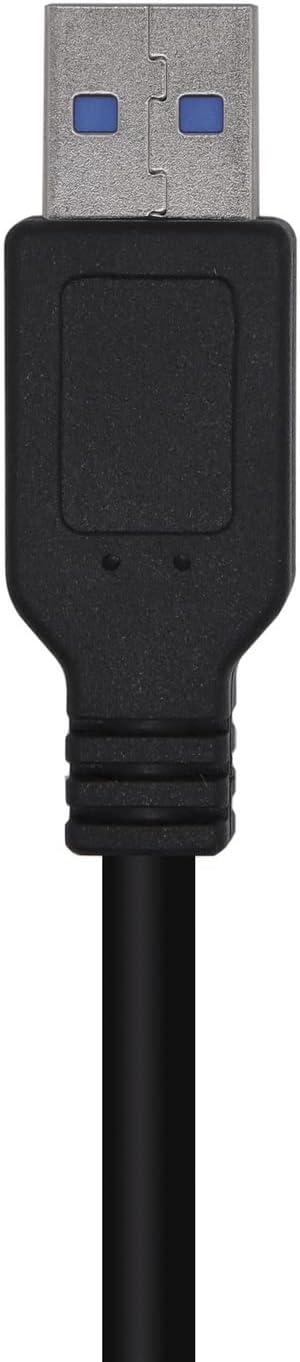 Cabo USB 3.0 Aisens A105-0446/ USB Macho - USB Macho/ 1m/ Preto - Imagem 3
