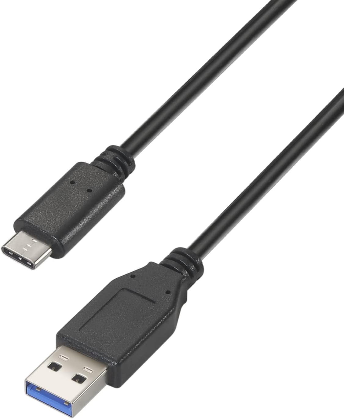 Cabo USB 3.1 Tipo-C Aisens A107-0449/ USB Tipo-C Macho - USB Macho/ 50cm/ Preto - Imagem 3