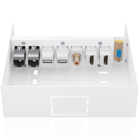 Caixa de Conexões AISENS A127-1031 VGA 2x HDMI Jack 3.5mm 2x USB-B 2x RJ45 - Imagem 4