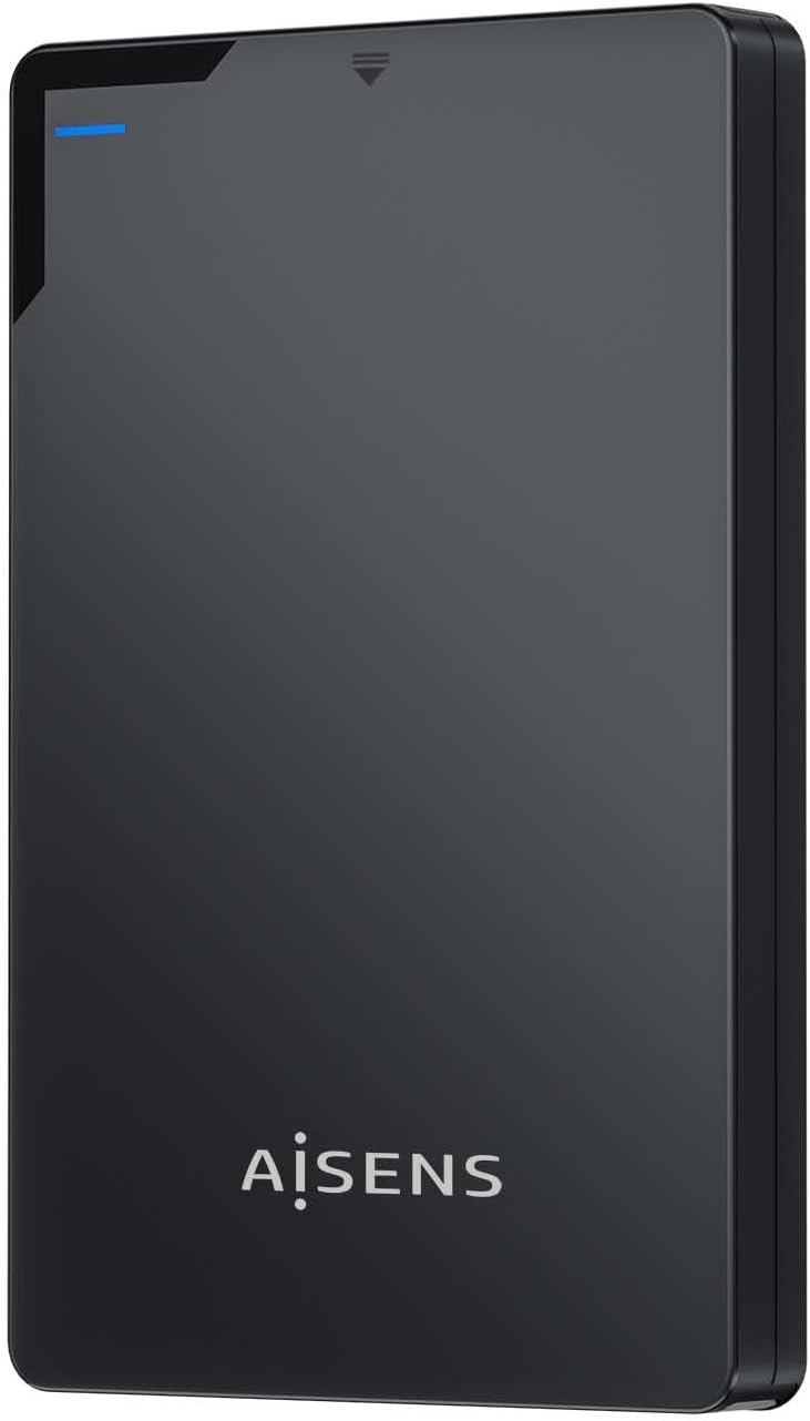 Caixa Externa para Disco Rígido de 2.5" Aisens ASE-2520B/ USB 3.1/ Sem Parafusos