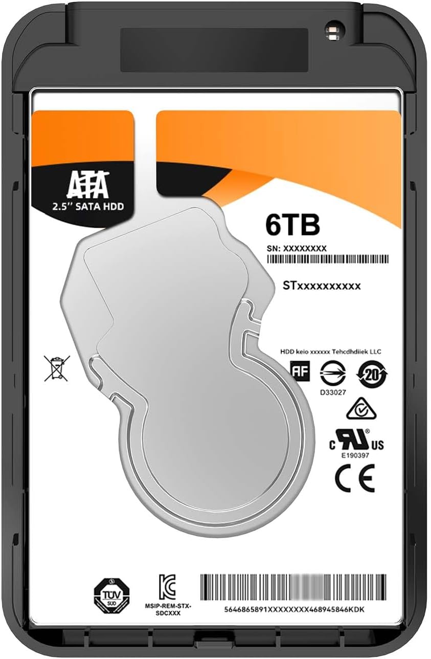 Caixa Externa para Disco Rígido de 2.5" Aisens ASE-2521B/ USB 3.1/ Sem parafusos - Imagem 3