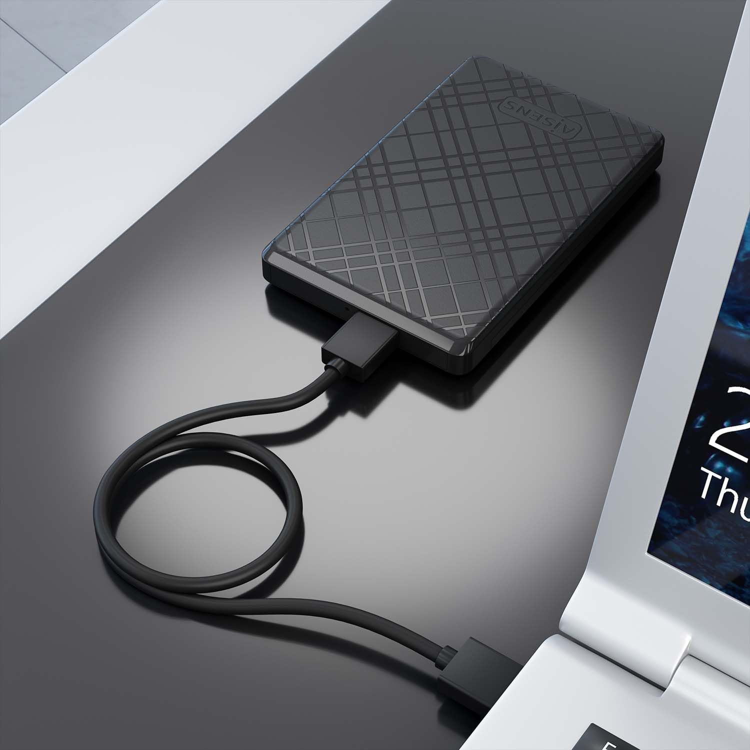 Caixa Externa para Disco Rígido de 2.5" Aisens ASE-2522B/ USB 3.1 - Imagem 8
