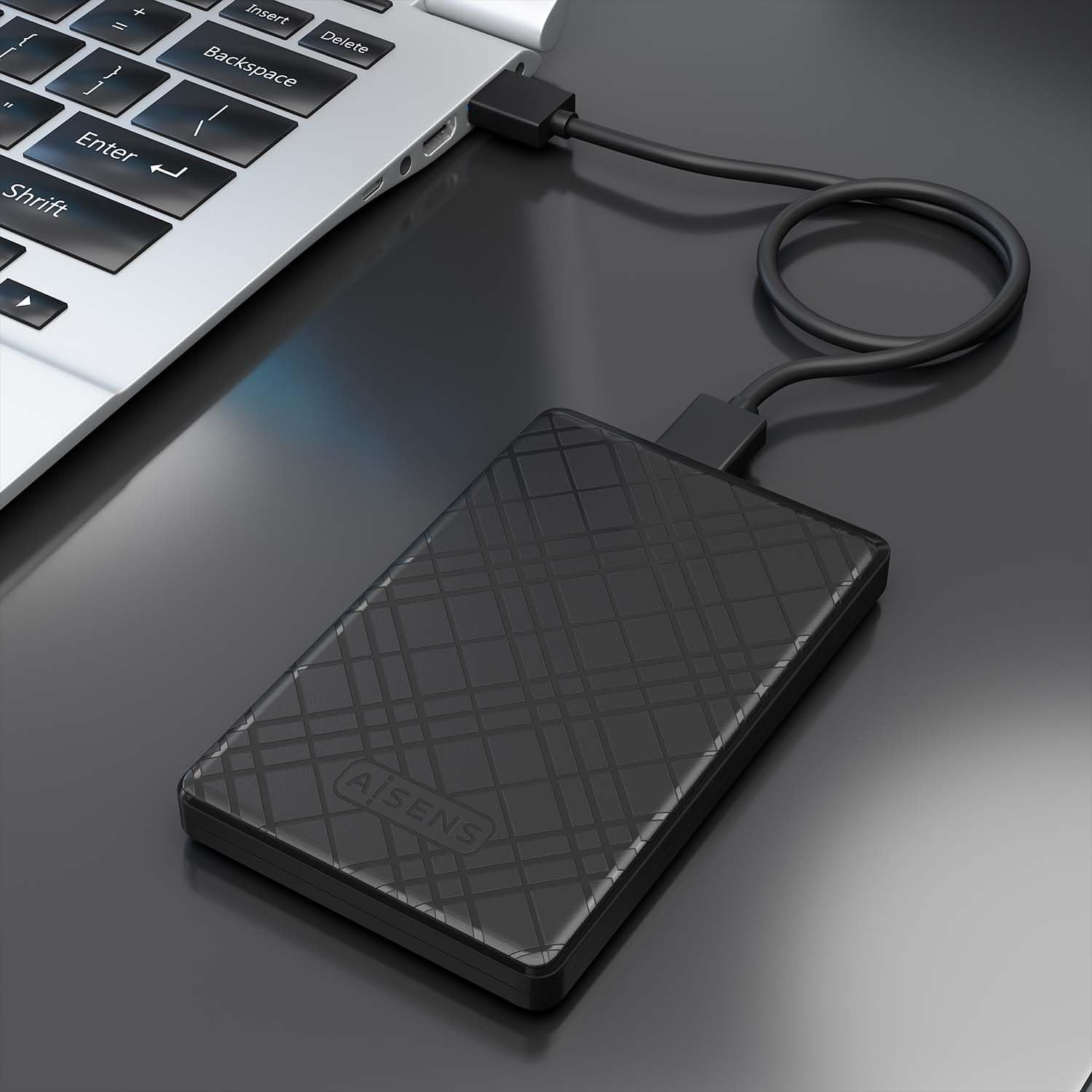 Caixa Externa para Disco Rígido de 2.5" Aisens ASE-2522B/ USB 3.1 - Imagem 7