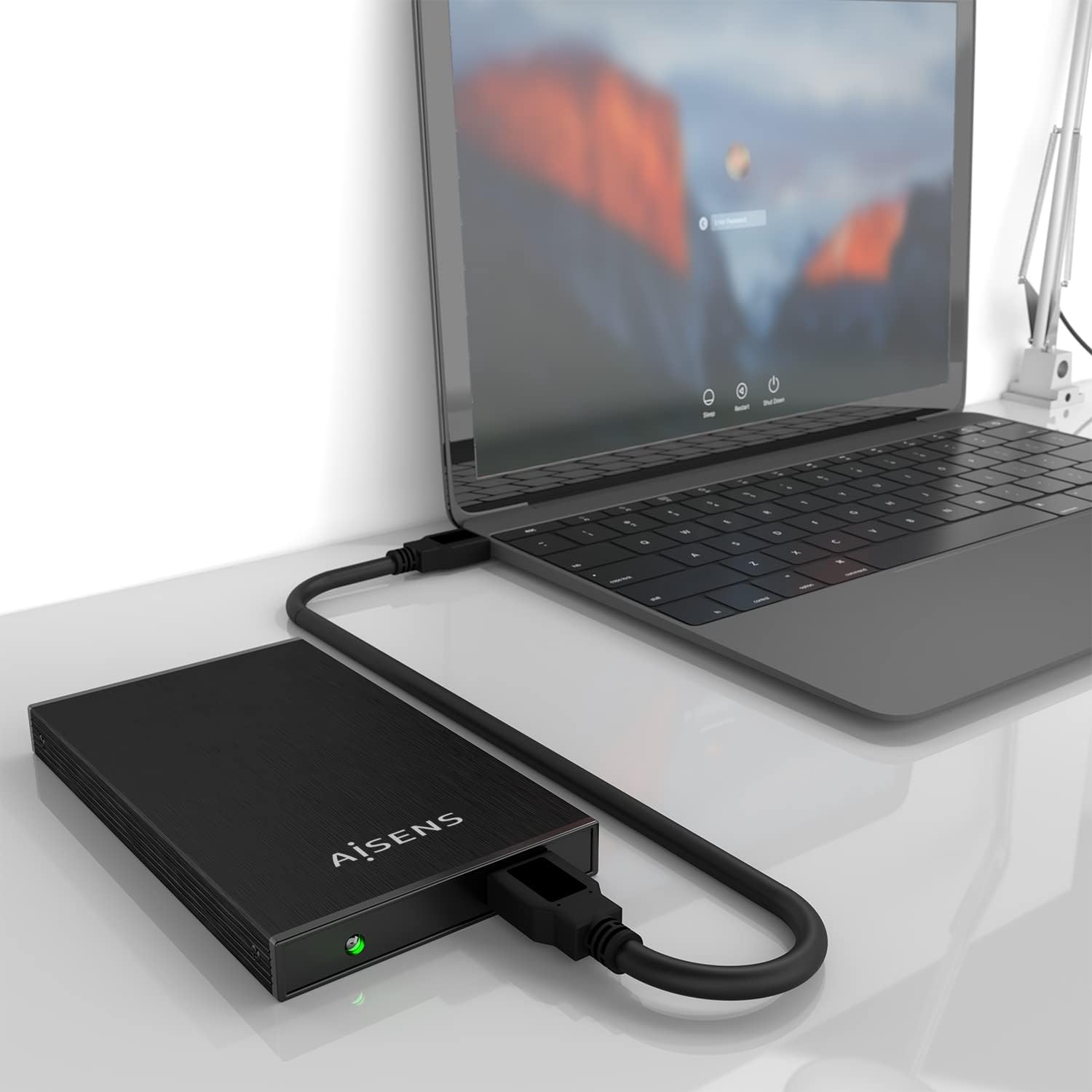 Capa Externa para Disco Rígido de 2.5" Aisens ASE-2523B/ USB 3.0 - Imagem 6