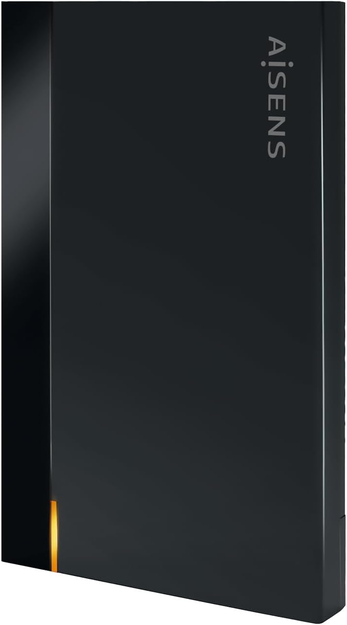 Capa Externa para Disco Rígido de 2.5" Aisens ASE-2524B/ USB 3.1/ Sem parafusos