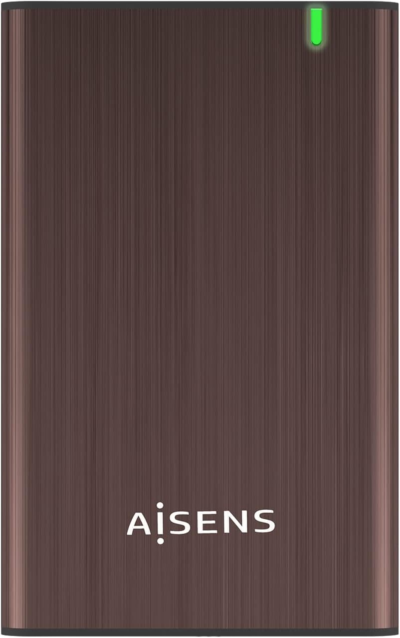Caixa Externa para Disco Rígido de 2.5" Aisens ASE-2525BWN/ USB 3.0/ Sem parafusos