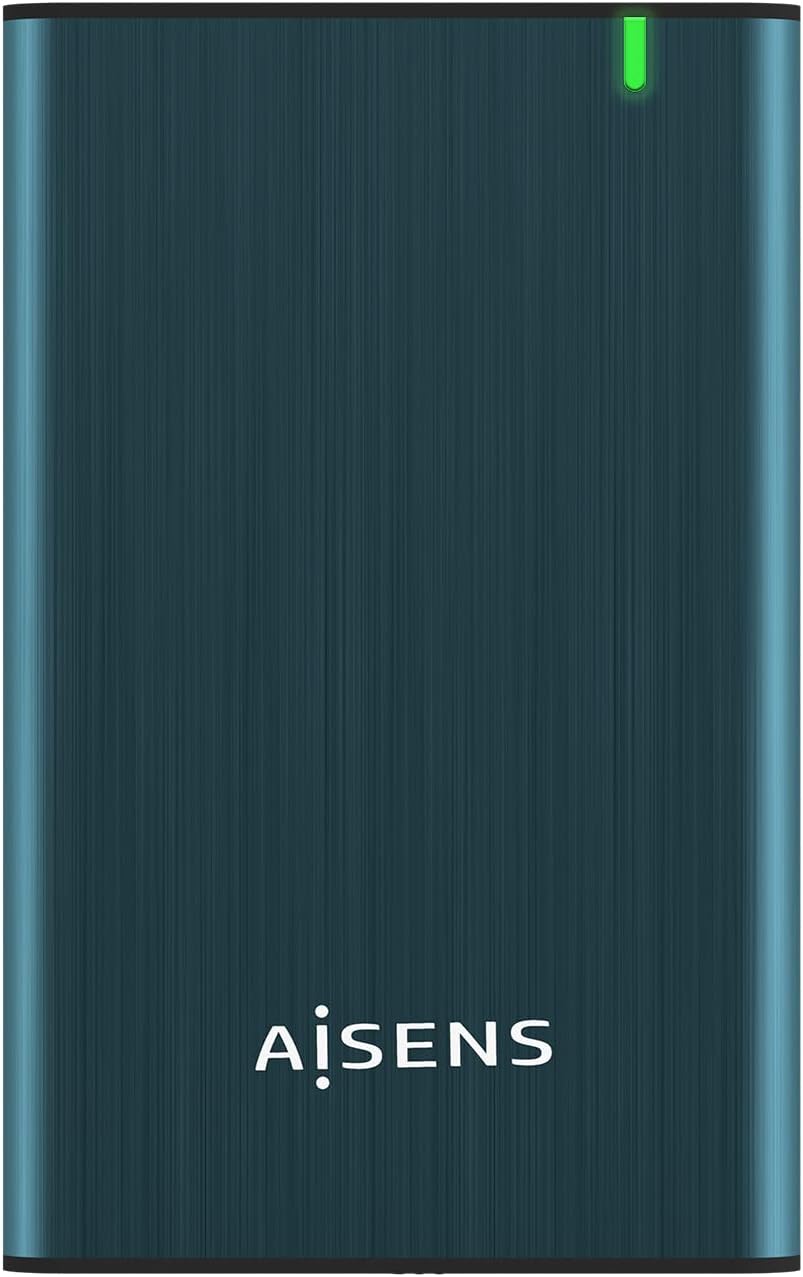 Caixa Externa para Disco Rígido de 2.5" Aisens ASE-2525PB/ USB 3.0/ Sem parafusos