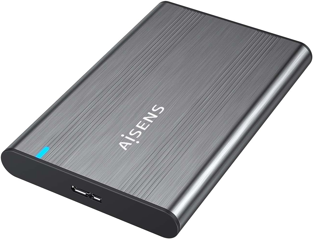 Caixa Externa para Disco Rígido de 2.5" Aisens ASE-2526GR/ USB 3.1/ Sem parafusos - Imagem 2