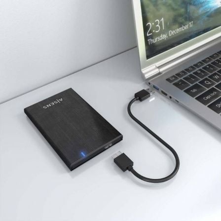 Caixa Externa para Disco Rígido de 2.5" Aisens ASE-2528B/ USB 3.1 - Imagem 5