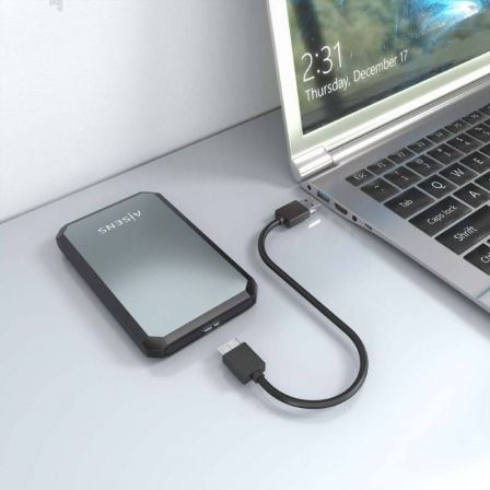 Caixa Externa para Disco Rígido de 2.5" Aisens ASE-2529B/ USB 3.1/ Sem parafusos - Imagem 5