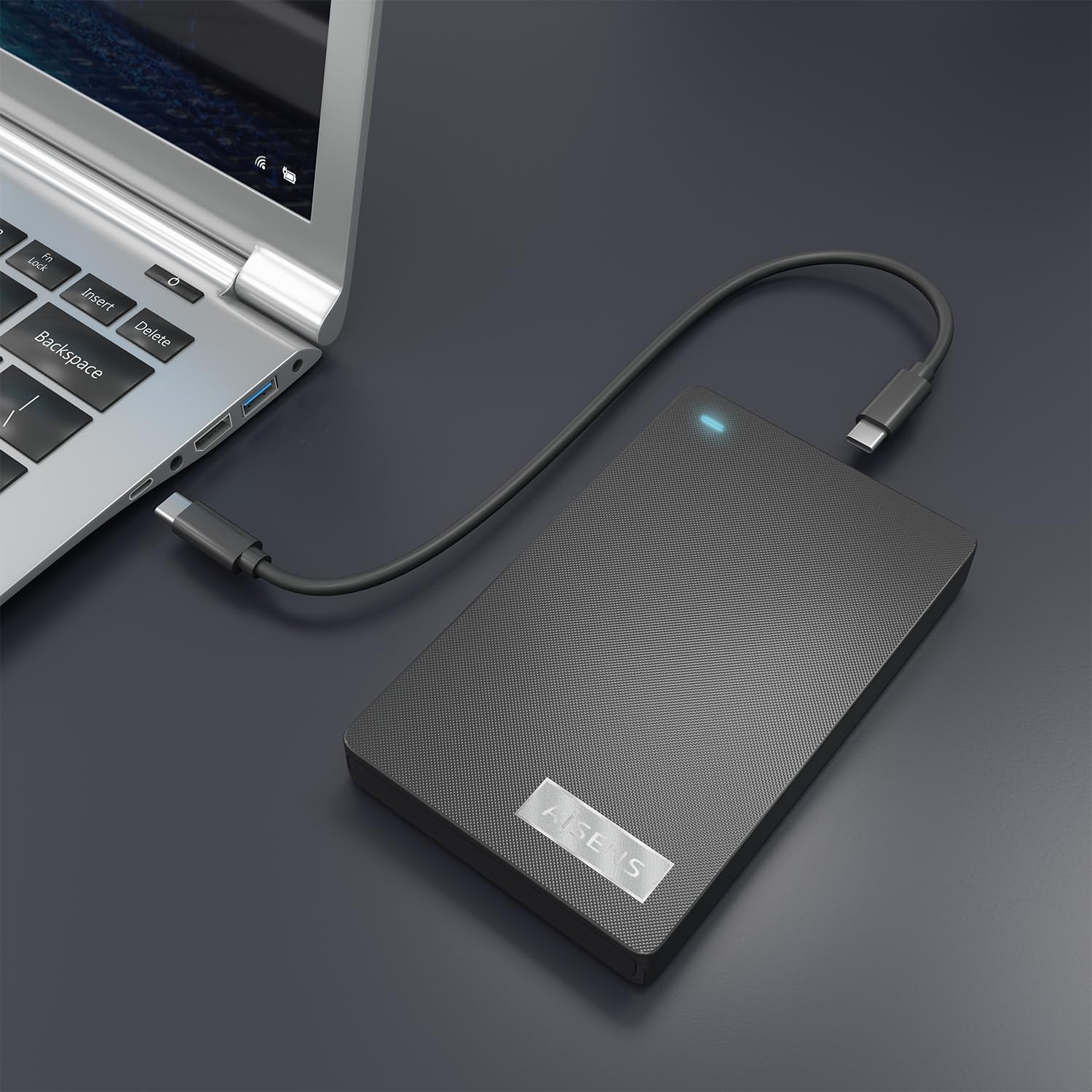 Câmara Externa para Disco Rígido de 2.5" Aisens ASE-2541B/ USB 3.1/ Sem parafusos - Imagem 7