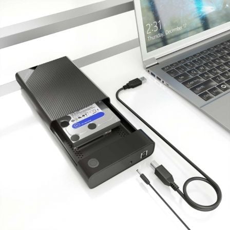 Caixa Externa para Disco Rígido de 2.5" Aisens ASE-3529B/ USB 3.1/ Sem parafusos - Imagem 5