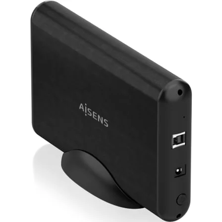 Caixa Externa AISENS ASE-3533B para Disco Rígido 3.5" SATA USB 3.1 Gen1 Preto