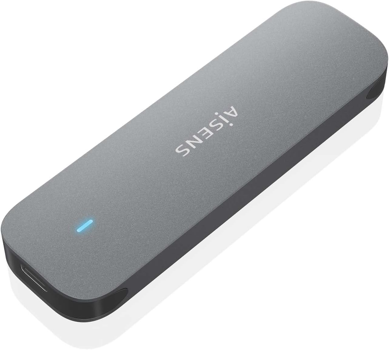 Capa Externa para Disco SSD M.2 SATA Aisens ASM2-006GRY/ USB 3.1/ Sem parafusos