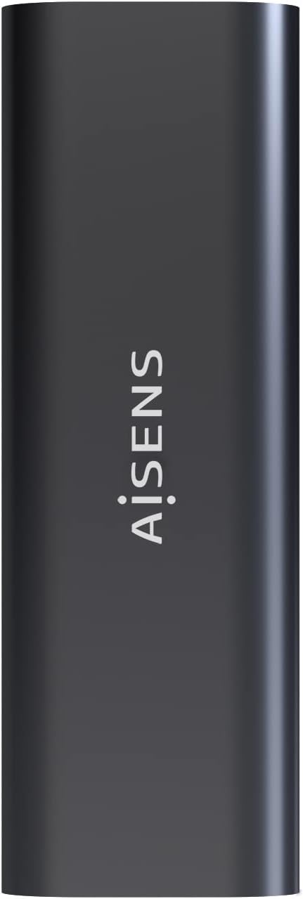 Caixa Externa para Disco SSD M.2 SATA/NVMe Aisens ASM2-015GR/ USB 3.1/ Sem parafusos - Imagem 2