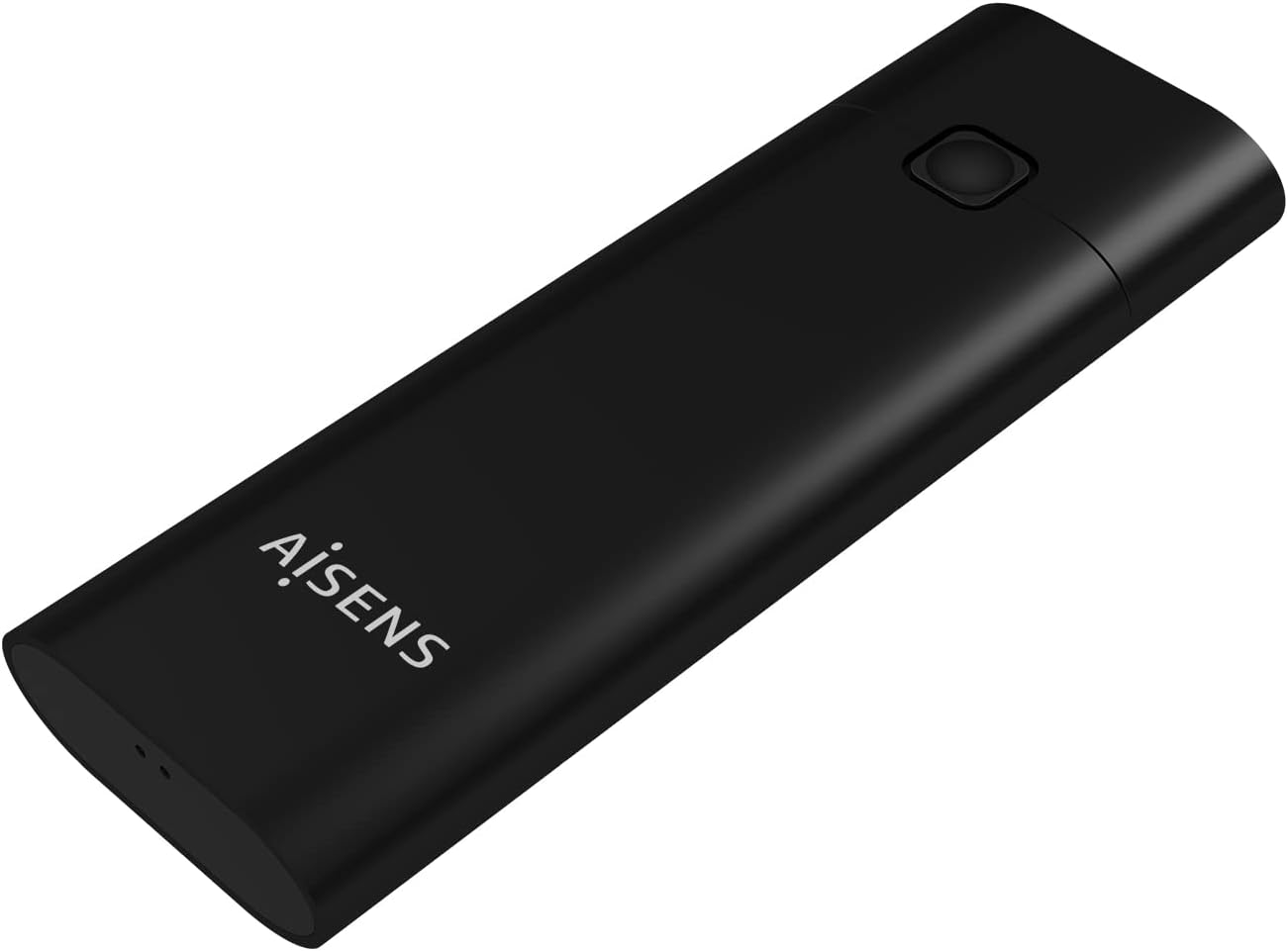 Caixa Externa para Disco SSD M.2 NVMe Aisens ASM2-020B/ USB 3.2 Gen2/ Sem Parafusos