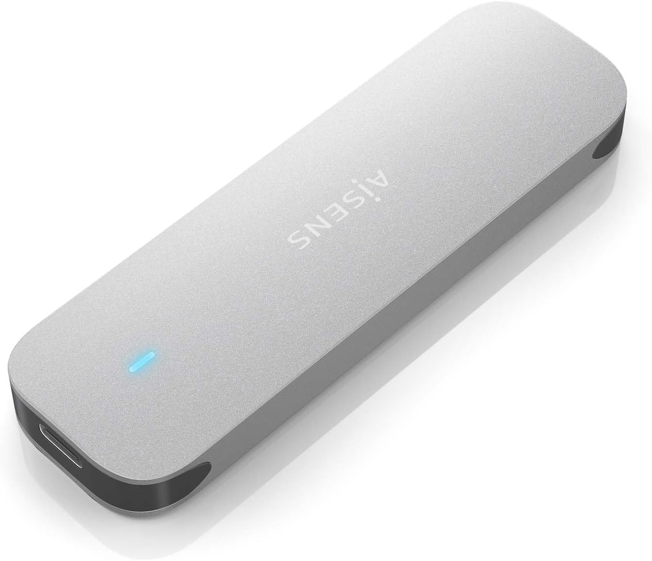 Caixa Externa para Disco SSD M.2 NVMe Aisens ASM2-025SL/ USB 3.2/ Sem parafusos
