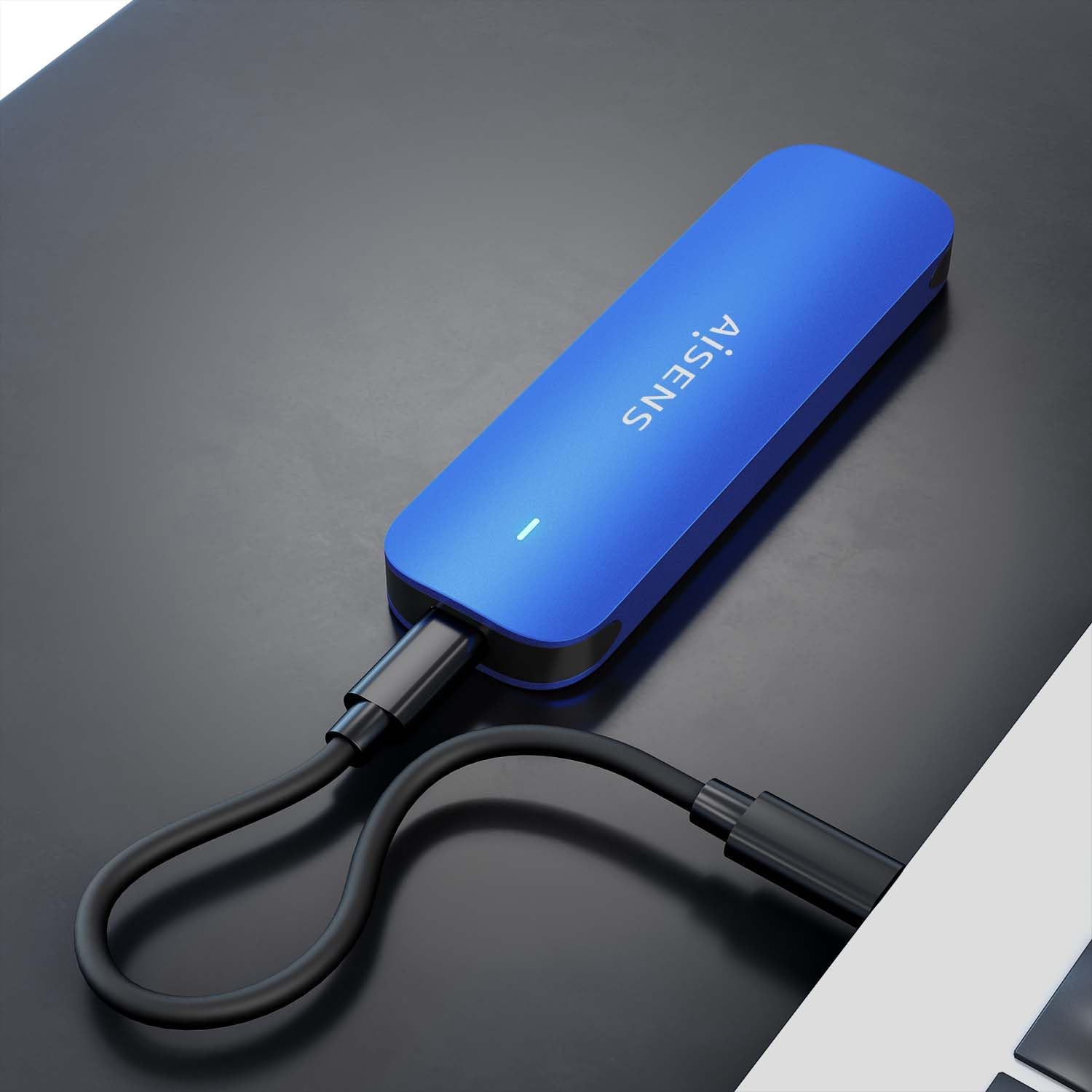 Caixa Externa para Disco SSD M.2 NVMe Aisens ASM2-026BLU/ USB 3.2/ Sem parafusos - Imagem 6