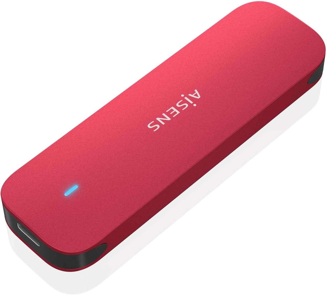 Caixa Externa para Disco SSD M.2 NVMe Aisens ASM2-027RED/ USB 3.2/ Sem parafusos