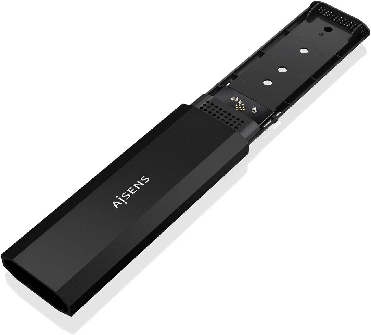 Caixa Externa para Disco SSD M.2 NVMe Aisens ASM2-028B/ USB 3.2/ Sem parafusos - Imagem 2