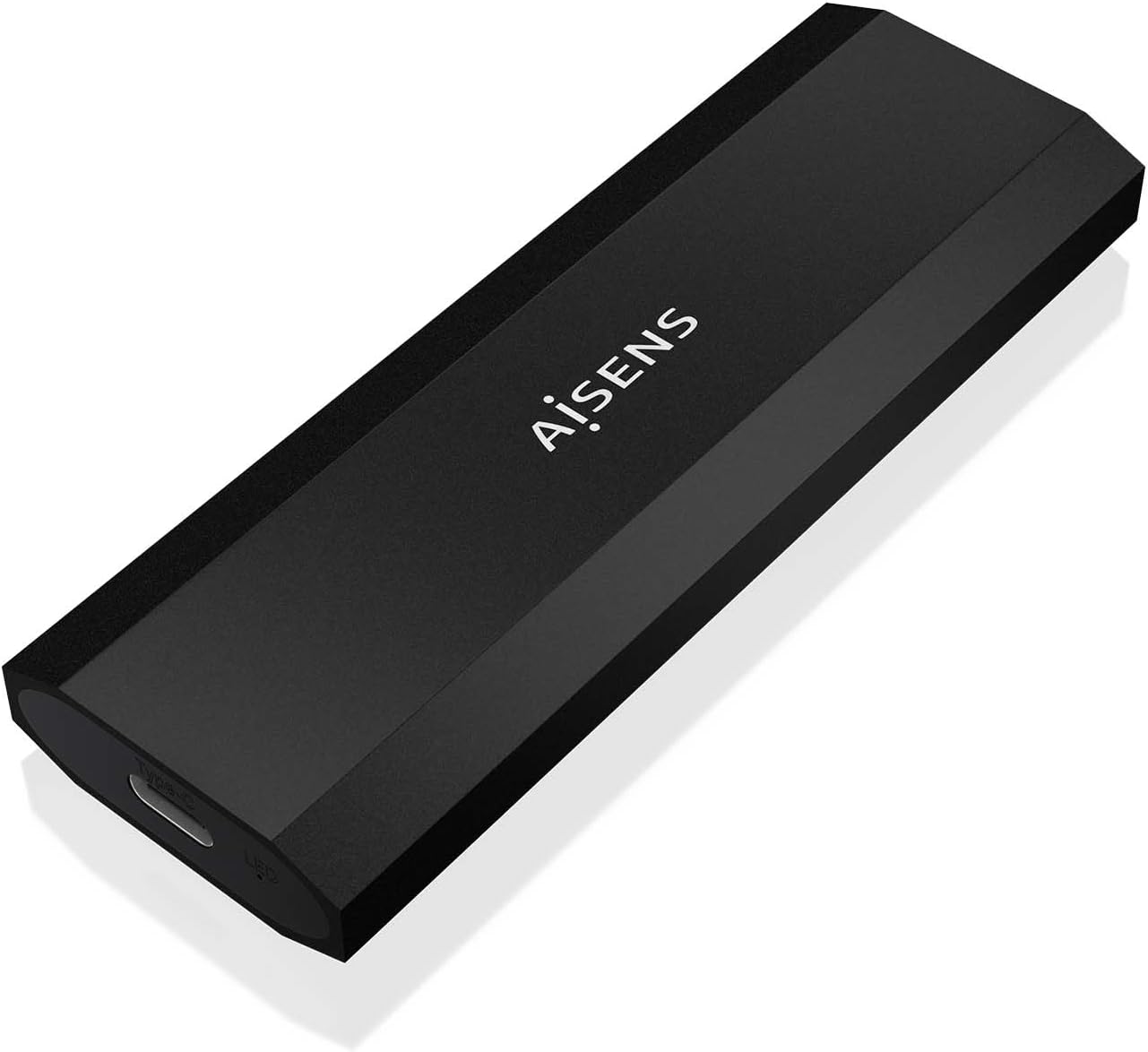 Caixa Externa para Disco SSD M.2 NVMe Aisens ASM2-028B/ USB 3.2/ Sem parafusos