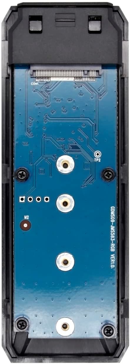 Caixa Externa para Disco SSD M.2 NVMe Aisens ASM2-RGB013B/ USB 3.2 Gen2/ Sem Parafusos - Imagem 4