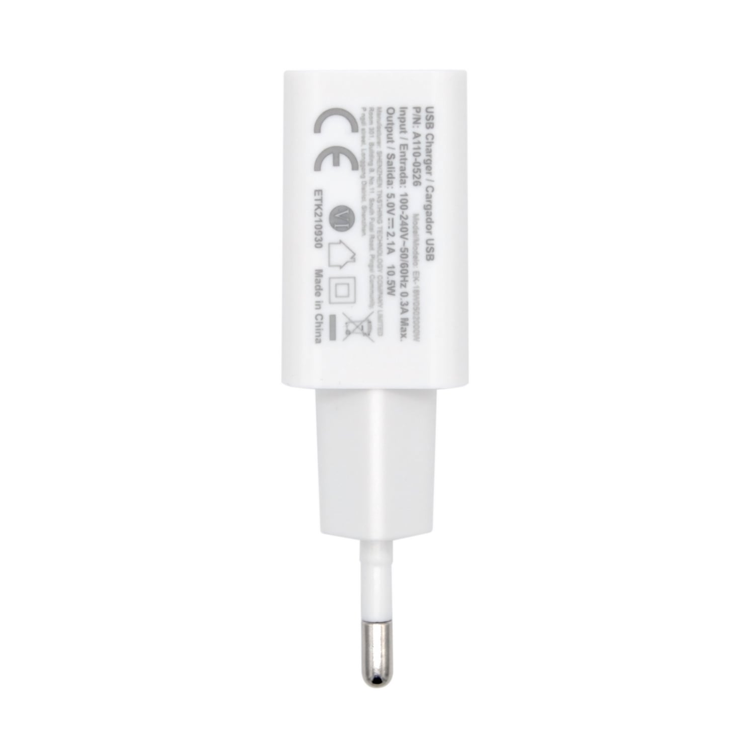 Carregador de Parede Aisens A110-0526/ 1xUSB/ 10W - Imagem 4