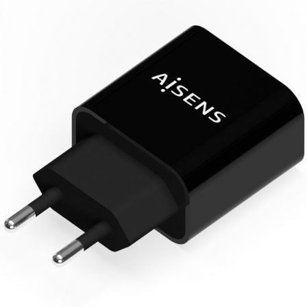 Carregador de Parede Aisens A110-0538/ 1xUSB Tipo-C PD3.0/ 20W/ Preto - Imagem 2