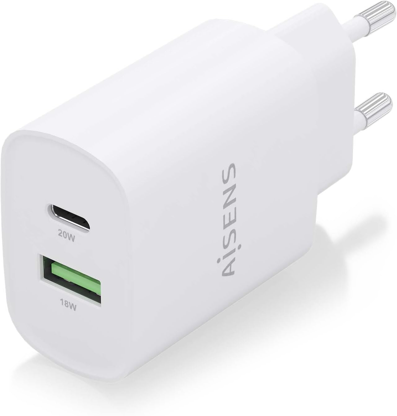 Carregador de Parede Aisens A110-0754/ 1xUSB Tipo-C/ 1xUSB/ 20W - Imagem 2