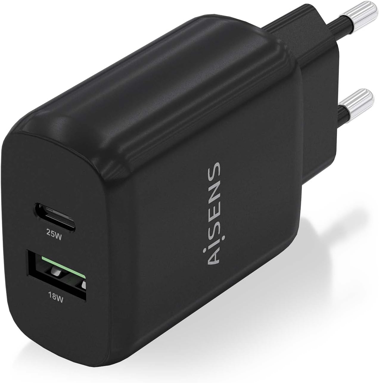 Carregador de Parede Aisens A110-0759/ 1xUSB Tipo-C/ 1xUSB/ 25W - Imagem 2