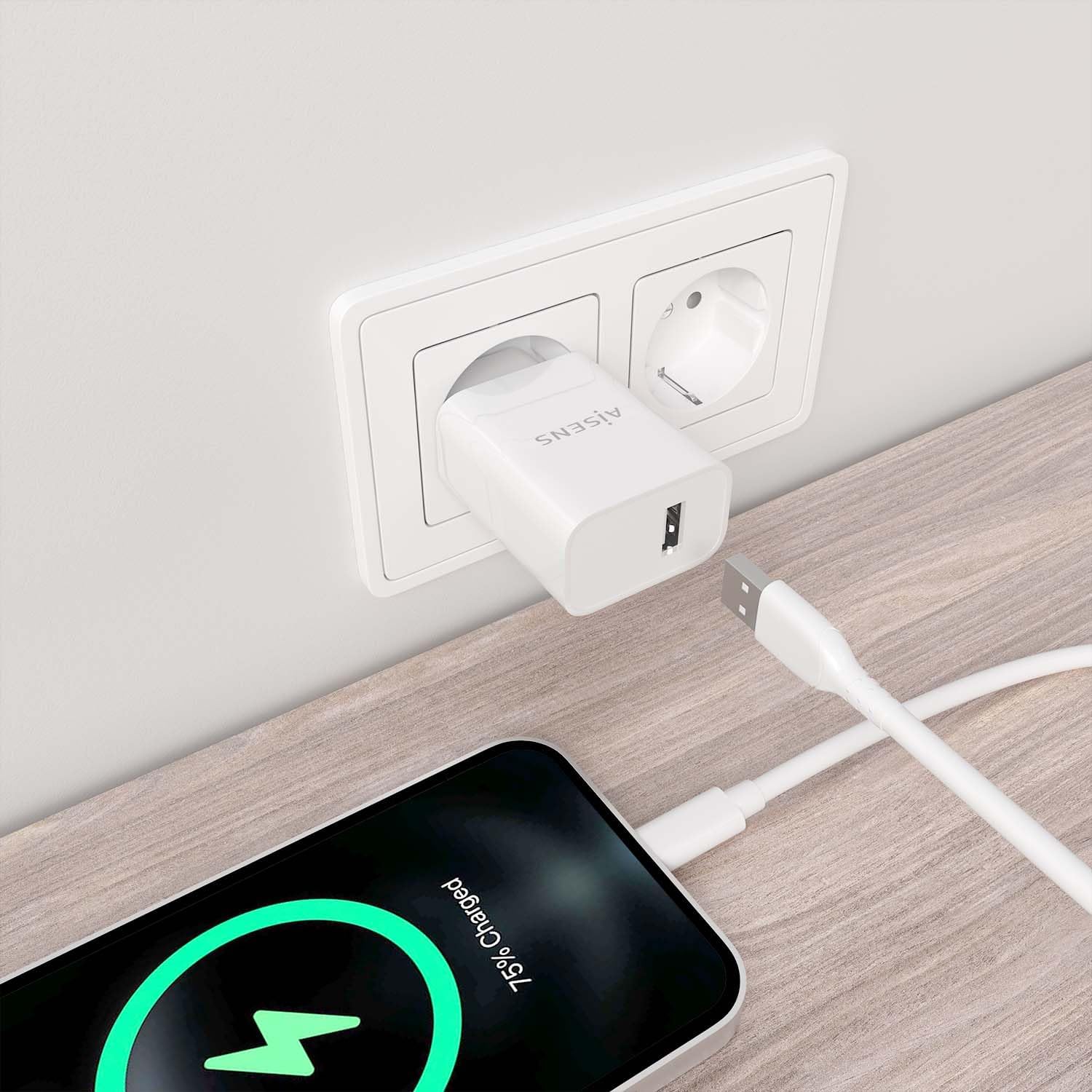 Carregador de Parede Aisens A110-0853/ 1xUSB/ 10.5W - Imagem 5