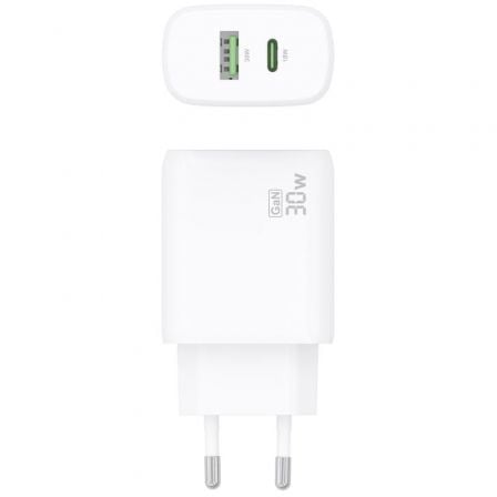 Carregador de Parede GaN Aisens A110-0923/ 1xUSB Tipo-C/ 1xUSB/ 30W/ Branco - Imagem 4