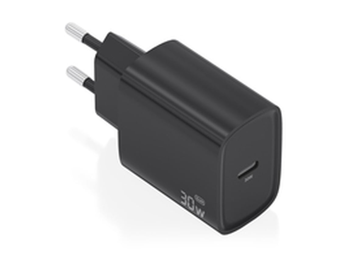 Carregador de Parede GaN Aisens A110-0951/ 1xUSB Tipo-C/ 30W/ Preto - Imagem 2