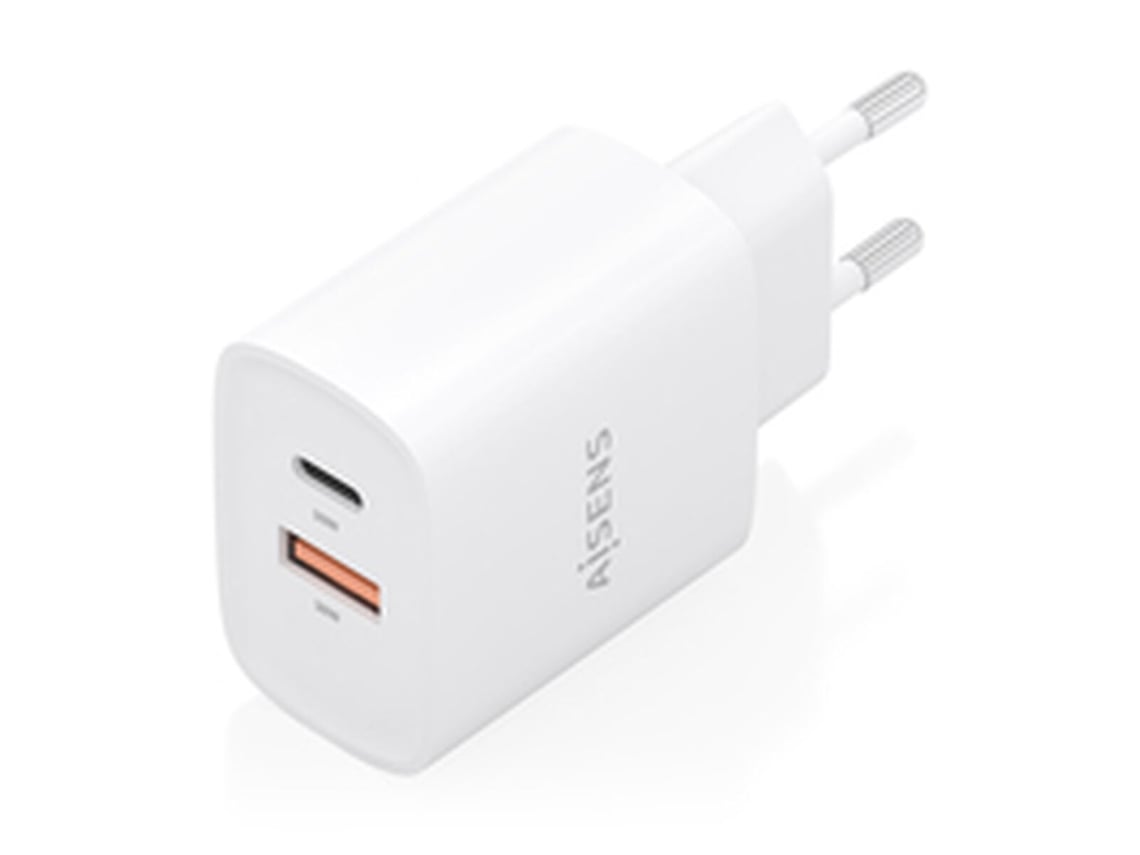 Carregador de Parede GaN Aisens A110-0952/ 1xUSB Tipo-C/ 1xUSB/ 30W/ Branco - Imagem 4