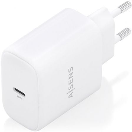 Carregador de Parede GaN Aisens A110-0969/ 1xUSB Tipo-C/ 45W/ Branco - Imagem 2