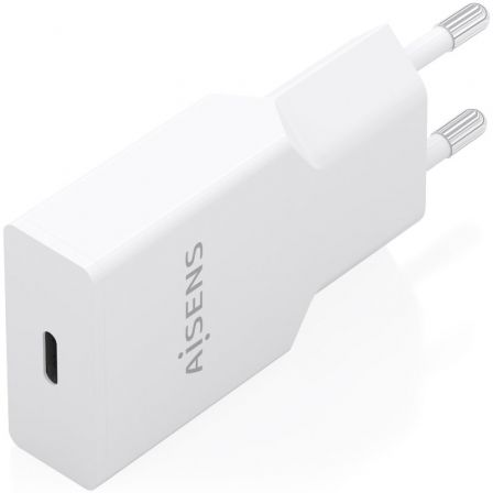 Carregador de Parede GaN Aisens A110-0999/ 1xUSB Tipo-C/ 25W/ Branco - Imagem 2