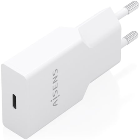 Carregador de Parede AISENS A110-1001 GaN 1x USB-C 30W Branco - Imagem 2