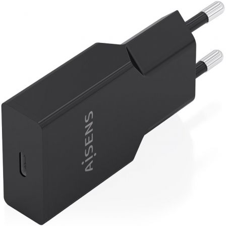 Carregador de Parede GaN Aisens A110-1004/ 1xUSB Tipo-C/ 30W/ Preto - Imagem 2