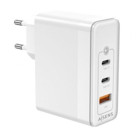Carregador de Parede GaN Aisens ASCH-100W3P008-W/ 2xUSB Tipo-C/ 1x USB/ 100W - Imagem 3