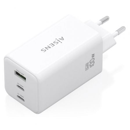 Carregador de Parede GaN Aisens ASCH-100W3P051-W/ 2xUSB Tipo-C/ 1xUSB/ 100W - Imagem 2