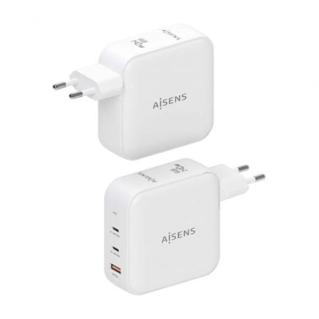 Carregador de Parede GaN Aisens ASCH-140W3P030-W/ 2xUSB Tipo-C/ 1xUSB/ 140W - Imagem 3