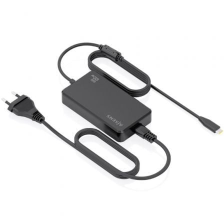 Carregador de Secretária GaN Aisens ASCH-1PD100D070-BK/ 1xUSB Tipo-C/ 100W