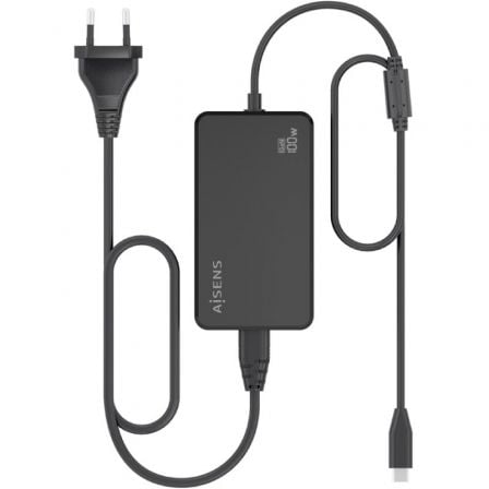 Carregador de Secretária GaN Aisens ASCH-1PD100D070-BK/ 1xUSB Tipo-C/ 100W - Imagem 4