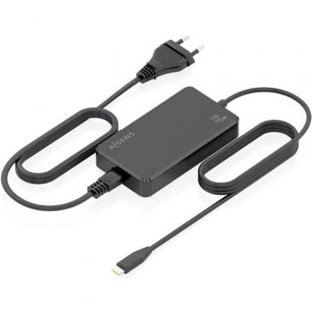 Carregador de Secretária GaN Aisens ASCH-1PD45D067-BK/ 1xUSB Tipo-C/ 45W - Imagem 2