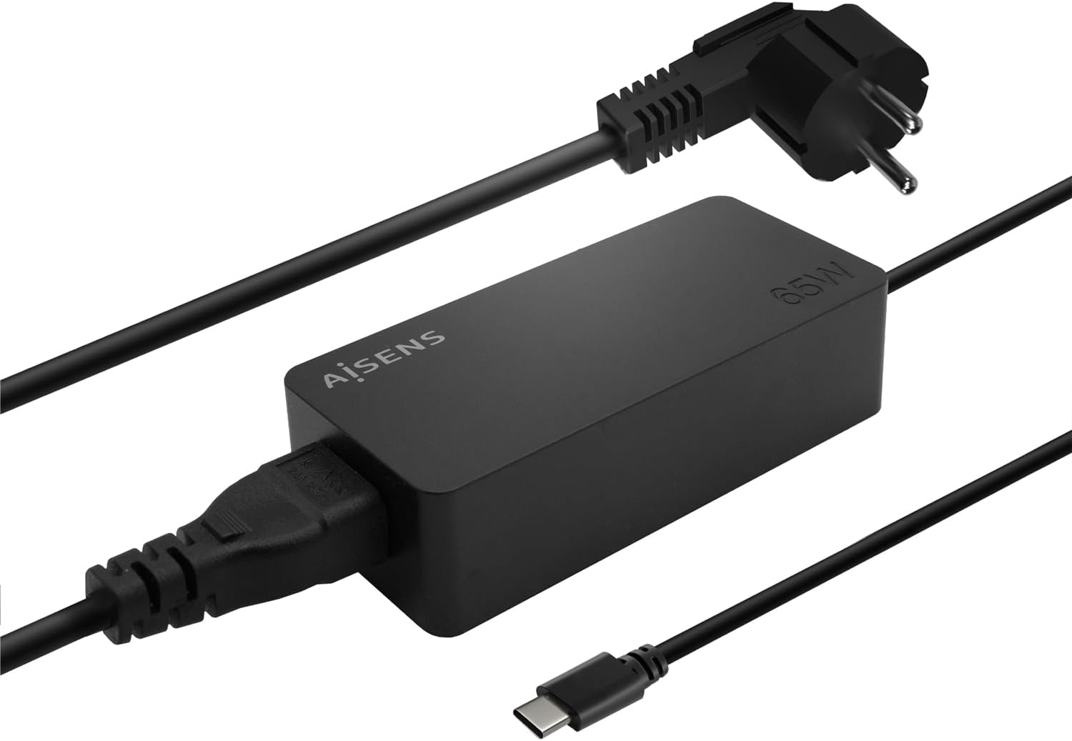 Carregador de Portátil Aisens ASCH-1PD65D-BK/ 1xUSB Tipo-C/ 65W - Imagem 2