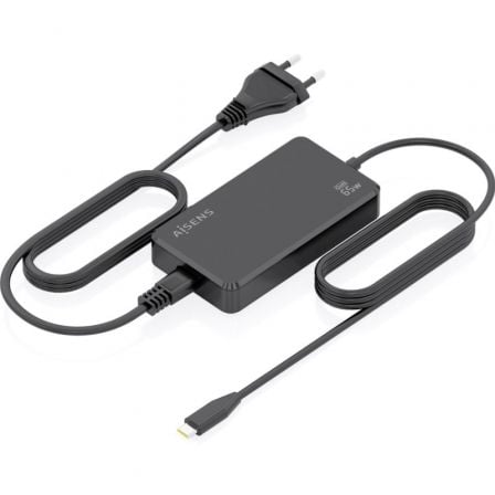 Carregador de secretária GaN Aisens ASCH-1PD65D068-BK/ 1xUSB Tipo-C/ 65W - Imagem 2